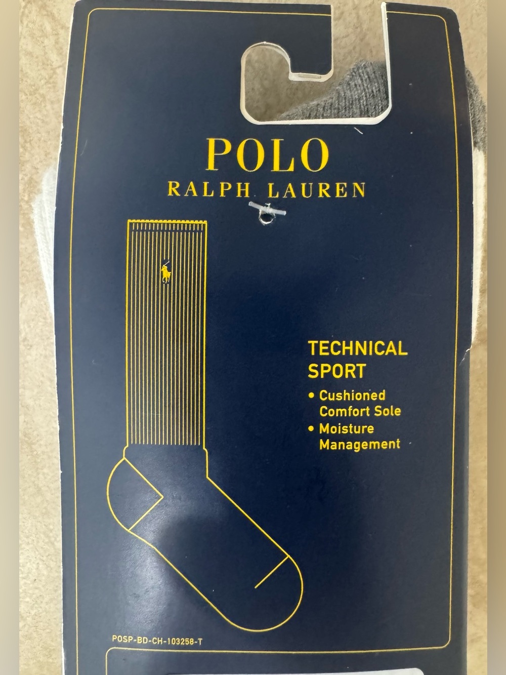Polo Ralph Lauren 3-pk Multi Stripe Crew Socks - Picture 8 of 8